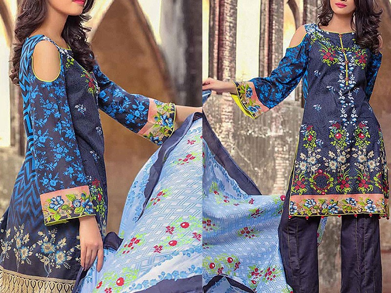 Digital All-Over Print Lawn Dress 2024 with Lawn Dupatta