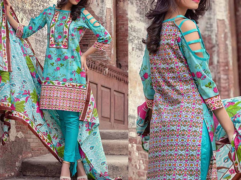 Digital All-Over Print Lawn Dress 2024 with Lawn Dupatta