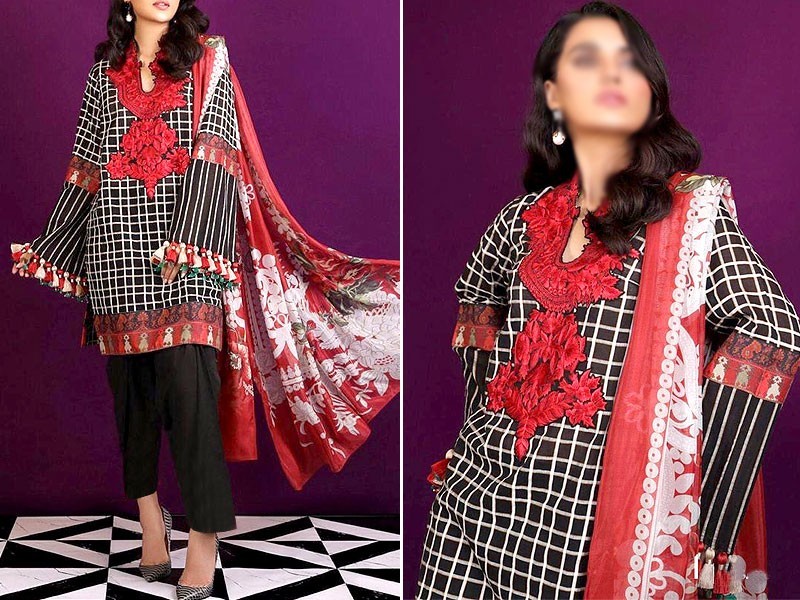 Digital Print Khaddar Dress 2021 with Digital Print Pashmina Shawl