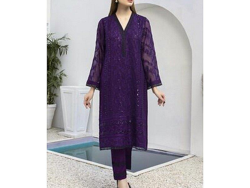 Heavy Embroidered with Handwork Organza Wedding Dress 2023