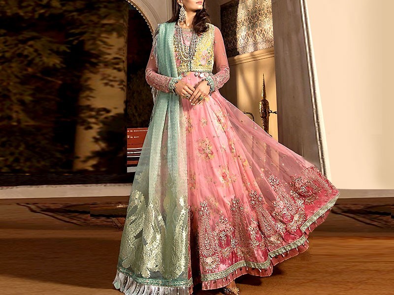 Latest Bridal Maxi Dresses Designs 2024 in Pakistan