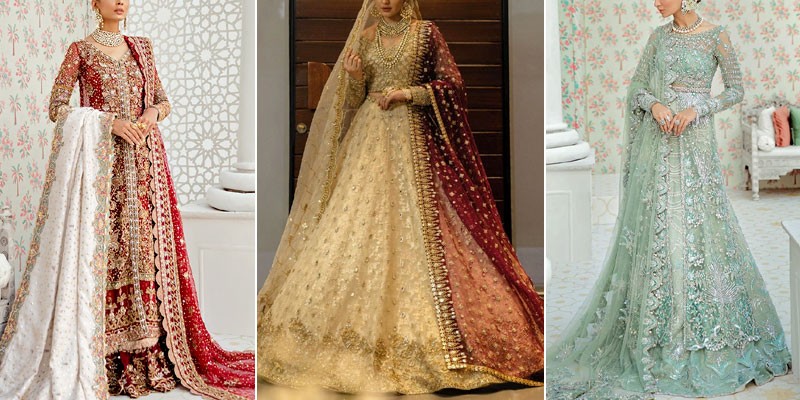 Bridal Nikkah Dresses Designs 2024 in Pakistan