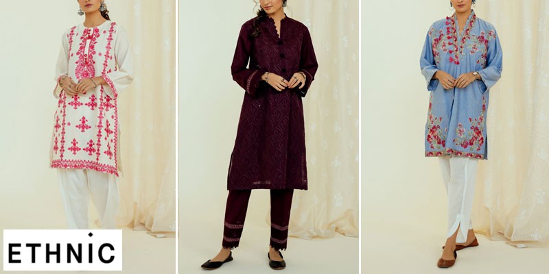 ethnic stitched summer collection 2021
