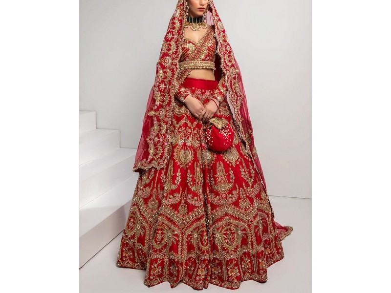 Banarsi Style Masoori Dress with Organza Jacquard Dupatta