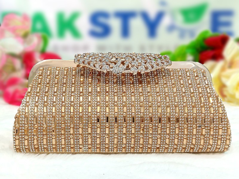 Luxury Diamante Crystal Bridal Clutch Bag