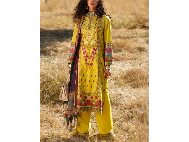 Digital All-Over Print Lawn Dress 2024 with Lawn Dupatta