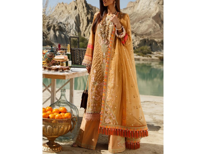 Digital All-Over Print Lawn Dress 2024 with Lawn Dupatta