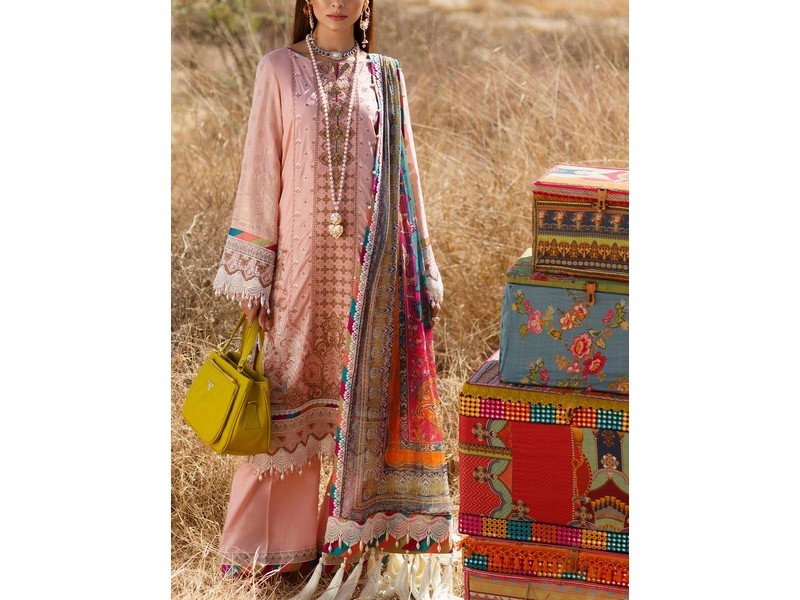 Digital All-Over Print Lawn Dress 2024 with Lawn Dupatta