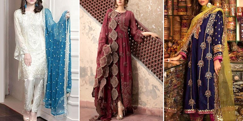 Chiffon Wedding & Party Wear Dresses in Pakistan