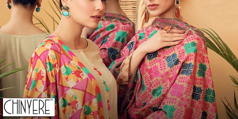 Chinyere Winter Dresees & Shawl Collection 2021-22