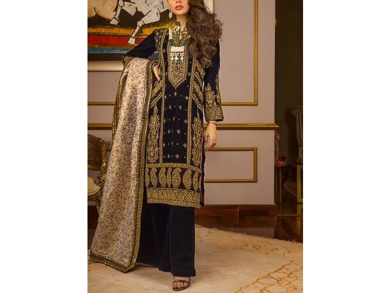 Gul Ahmed Winter Khaddar & Linen Collection 2021-22