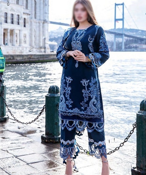 Eshaisha Luxury Embroidered Lawn Collection 2022