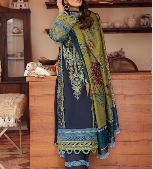 Embroidered EID Lawn Dress with Digital Print Diamond Lawn Dupatta