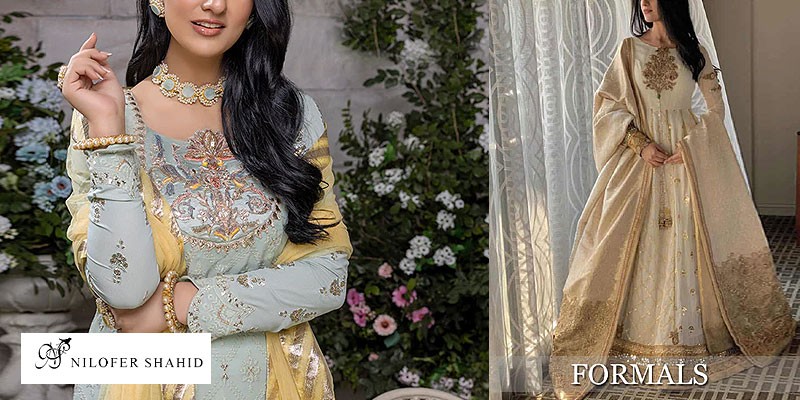 Nilofer Shahid Party & Wedding Wear Dresses Collection 2022