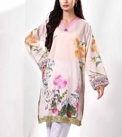 Digital Print Independence Day 2-Piece Cotton Lawn Dress 2022
