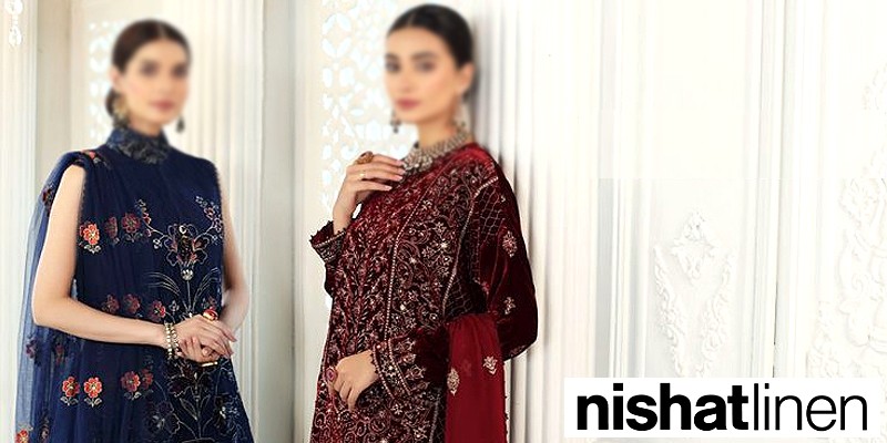 Nishat Linen Winter Dresses Collection in Pakistan