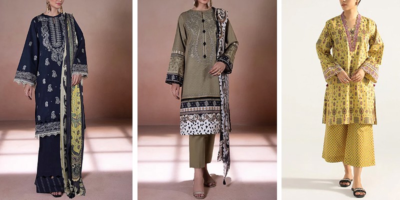 Sapphire Winter Dresses Collection Online in Pakistan
