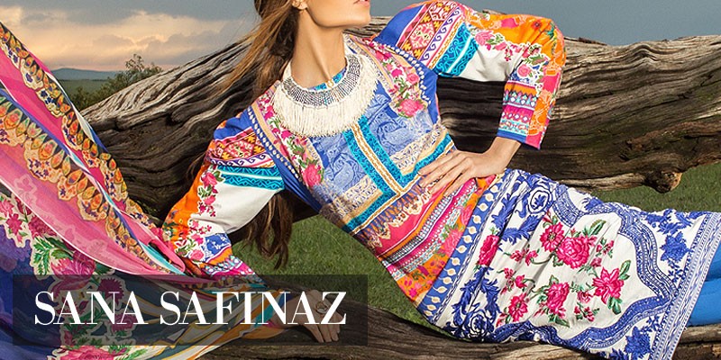 Sana Safinaz Lawn Collection 2018