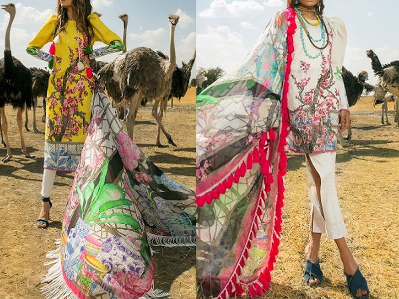 Sana Safinaz Lawn Collection 2018