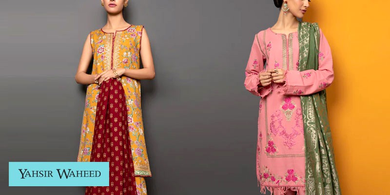 Latest Yahsir Waheed Winter Dresses Collection 2023-24