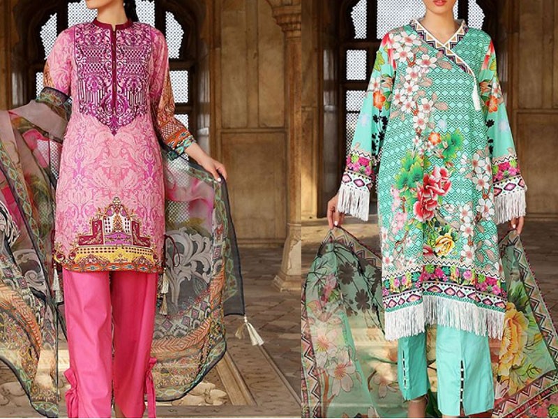 Digital All-Over Print Lawn Dress 2024 with Lawn Dupatta