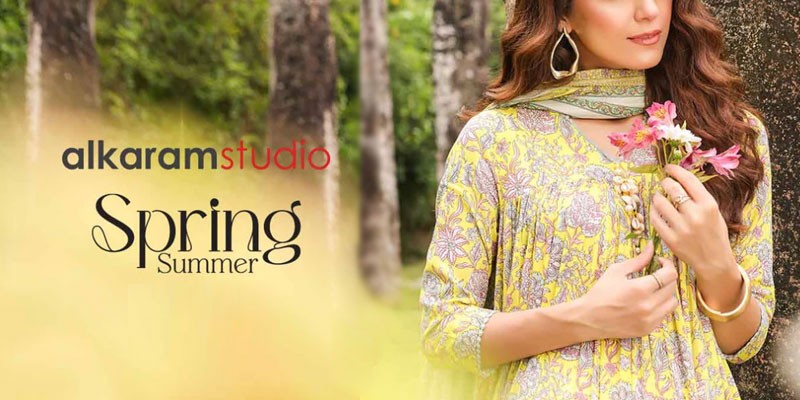 Latest Alkaram Studio Summer Lawn Collection 2023-24