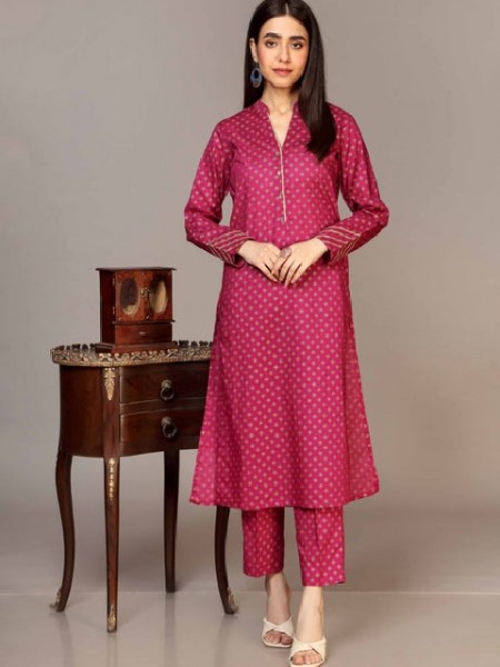 Ethnic Sequins Embroidered 2-Piece Black Cotton Lawn Dress