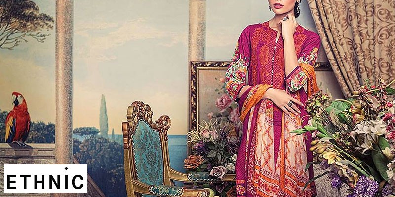 Ethnic by Outfitters Summer Lawn Collection Online