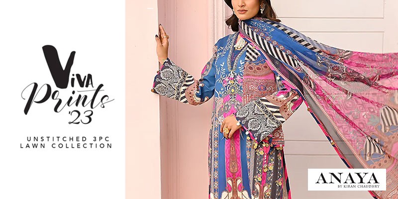 Anaya by Kiran Chaudhry Viva Printed Lawn Collection 2023-24