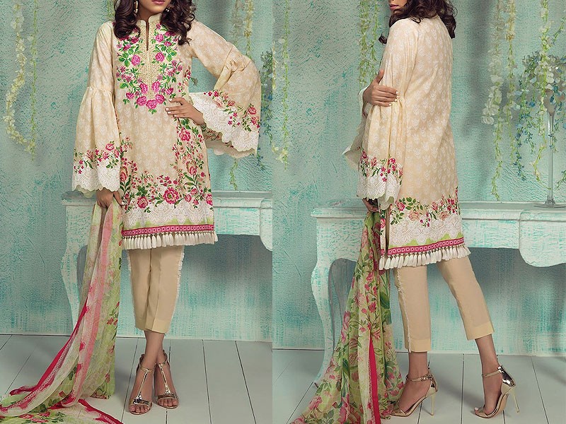 Orient Embroidered Lawn Collection 2018