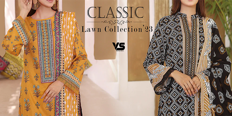 Latest VS Textile Summer Lawn Collection in Pakistan