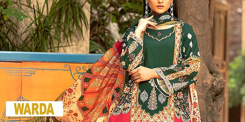 Warda Lawn Collection Online Shopping in Pakistan