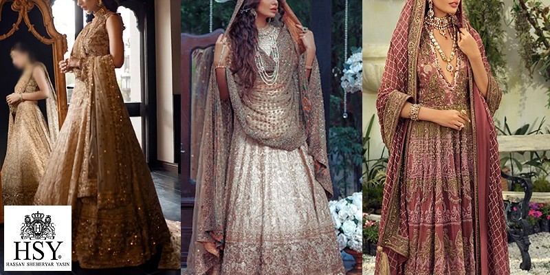 Latest HSY Bridal Dresses Collection Online in Pakistan