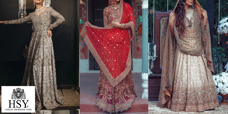 Latest HSY Bridal Dresses Collection Online in Pakistan