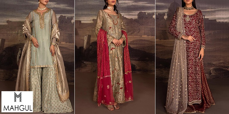 Mahgul Unstitched Luxury Bridal Dresses Collection in Pakistan