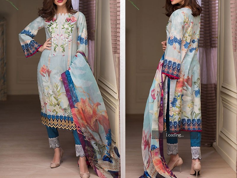 Firdous Malhar Lawn Collection 2018