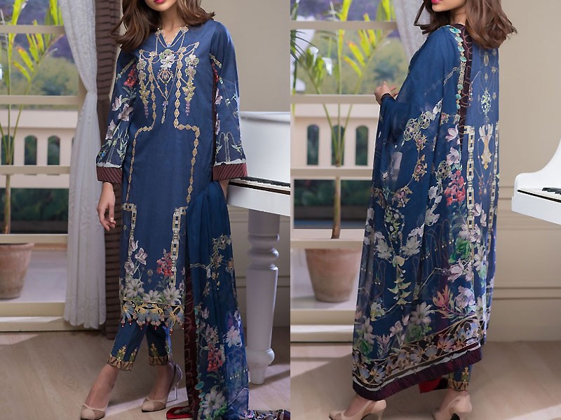 Firdous Malhar Lawn Collection 2018