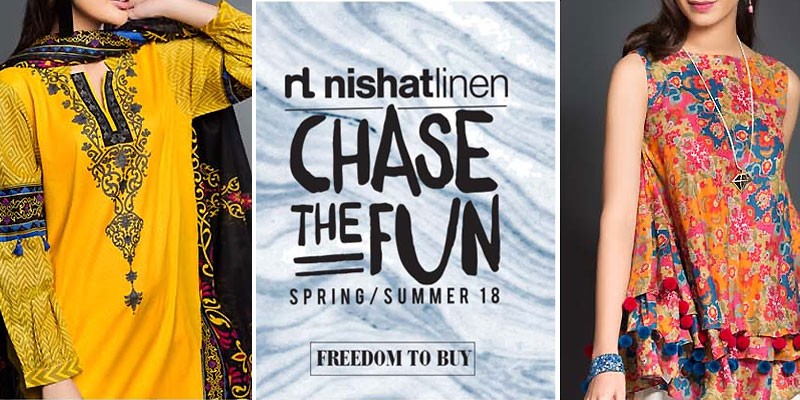 Nishat Linen Spring Summer Collection 2018 Vol-1