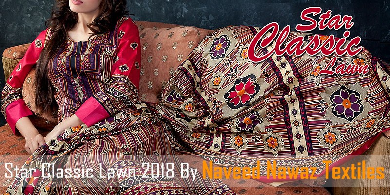 Star Classic Lawn 2018 Vol-1 by Naveed Nawaz Textiles