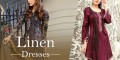 Women's Winter Linen Dresses Designs in Pakistan 2023