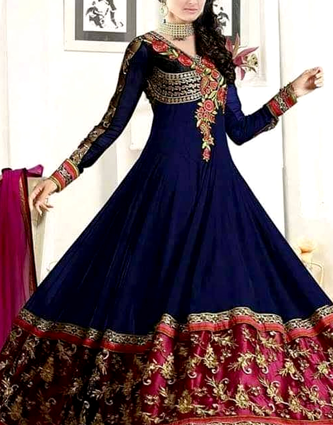 anarkali frock online shopping