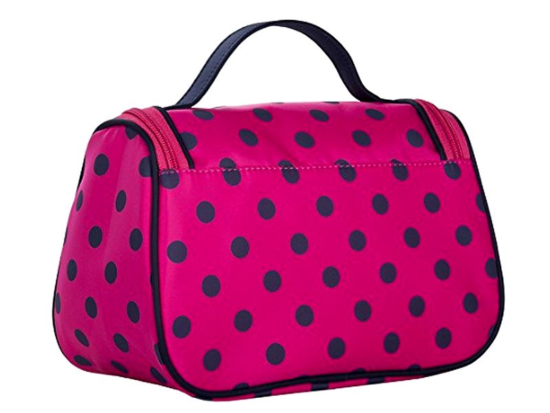 Polka Dot Travel Cosmetic Bag Case - Pink Price in Pakistan (M010267 ...