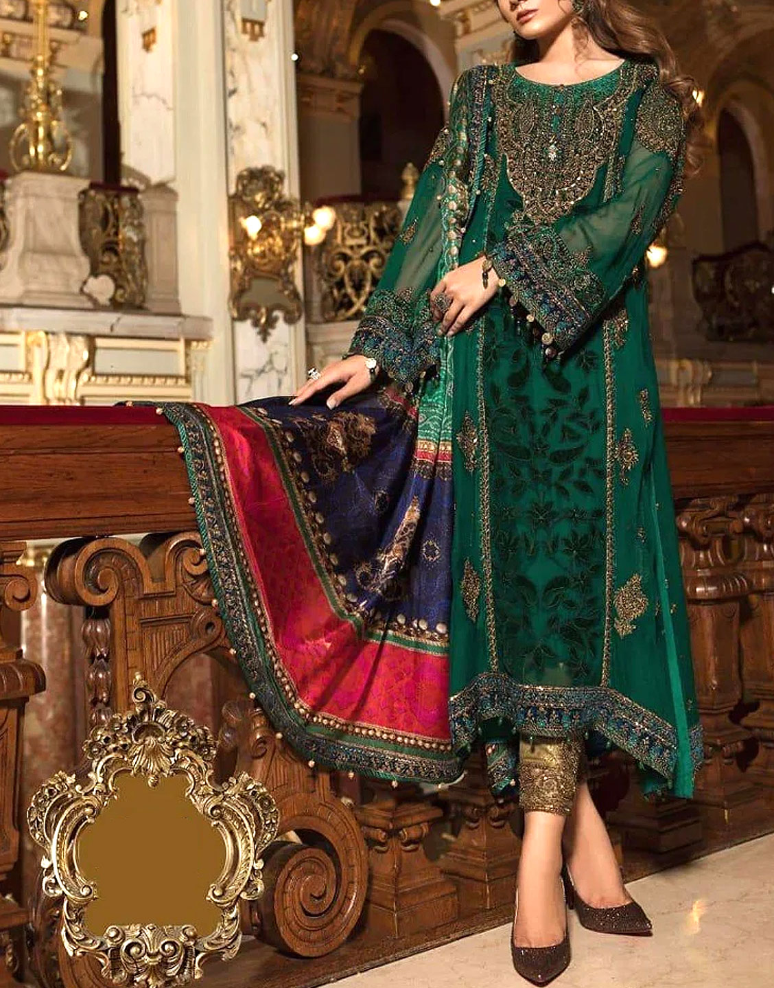 pakistani chiffon embroidered suits