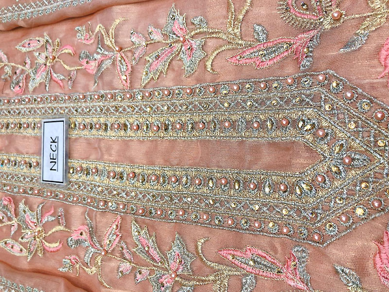 Heavy Handwork Embroidered Masoori Dress