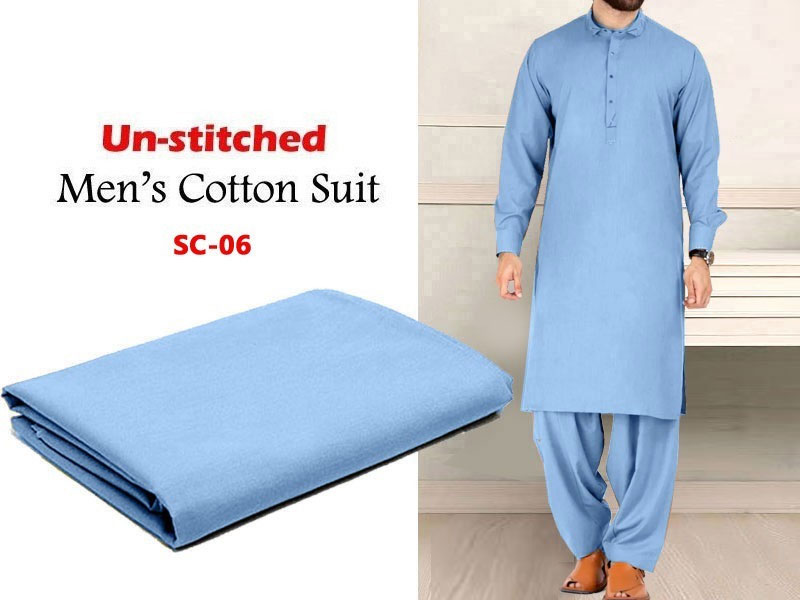 Pack of 2 Unstitched IB Swiss Fashion Soft Egyptian Cotton Men's Suits of Your Choice