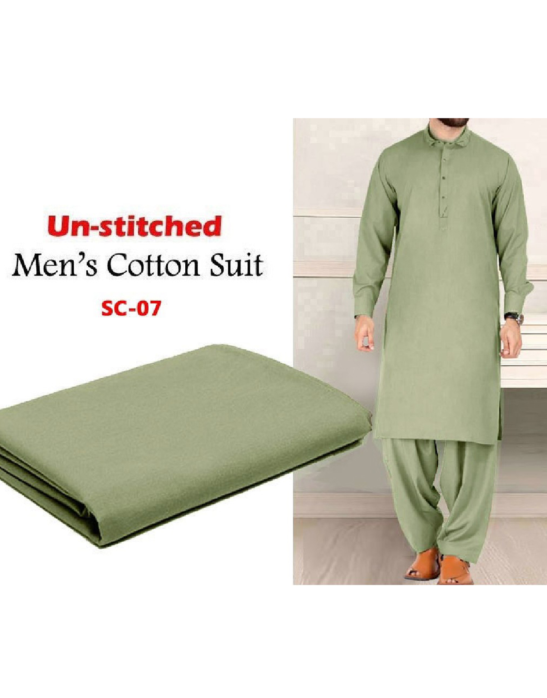 Unstitched Men's Soft Egyptian Cotton Shalwar Kameez Price in Pakistan