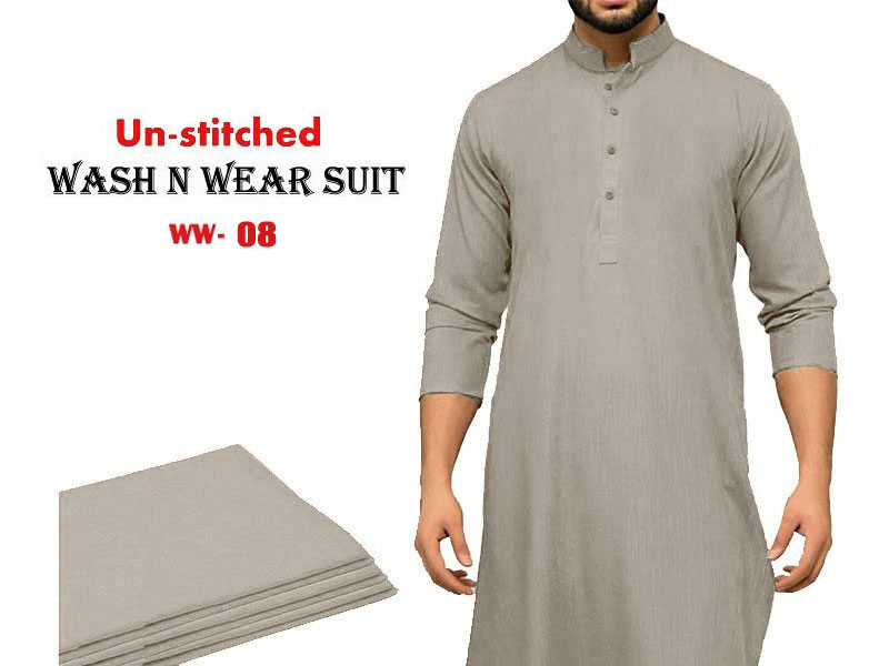 Pack of 5 Unstitched Wash n Wear Men's Shalwar Kameez Wholesale
