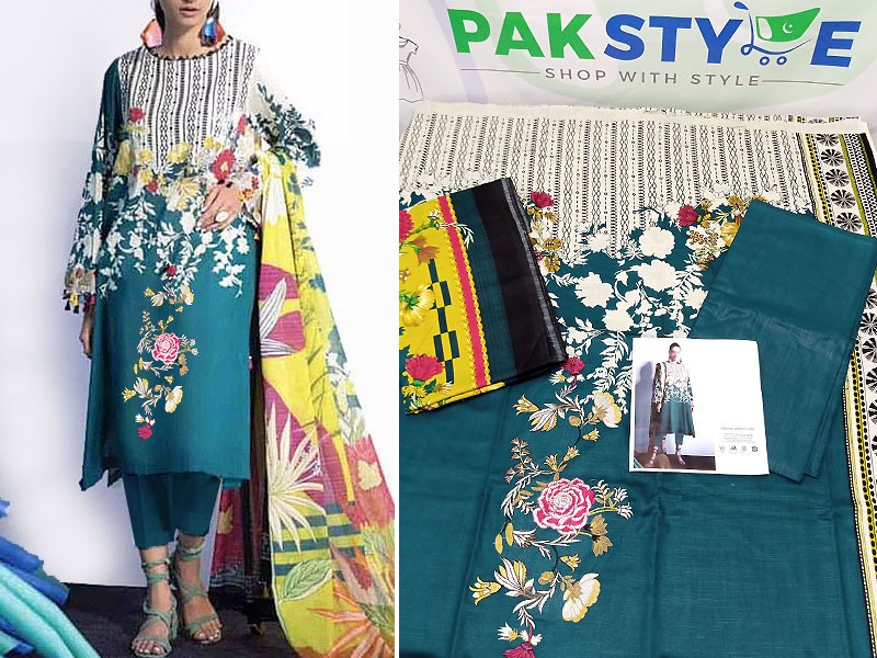 Embroidered Khaddar Suit 2021 with Wool Shawl