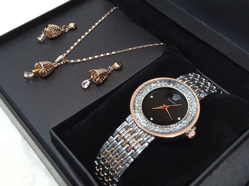 Elegant Jewellery & Watch Gift Set with Gift Box