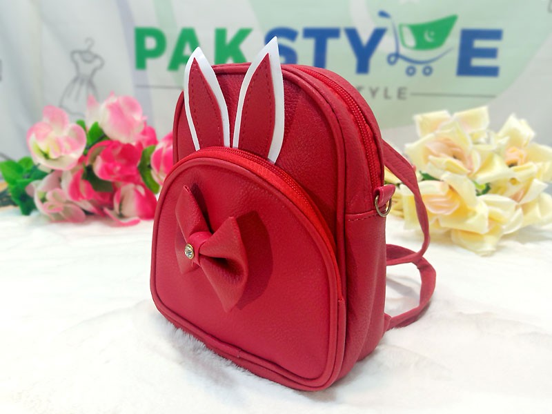 Glitter Sparkle Standard Size Backpack for Girls - Pink Price in Pakistan